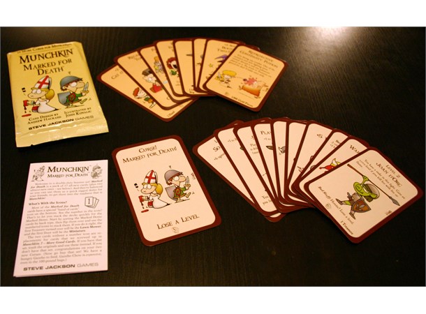 Munchkin Marked for Death 2nd Ed Booster 17 nya kort till Munchkin 